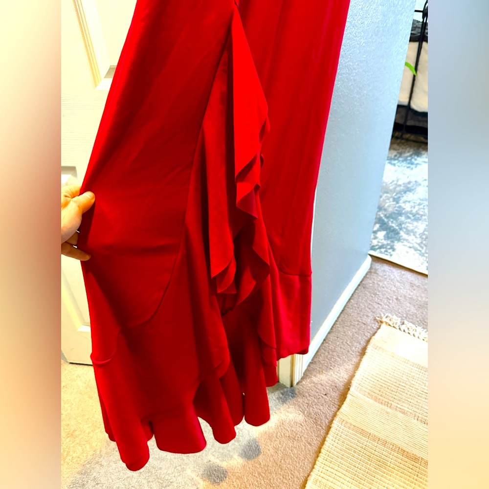 Red fitted valance dress - Picture 6 of 8